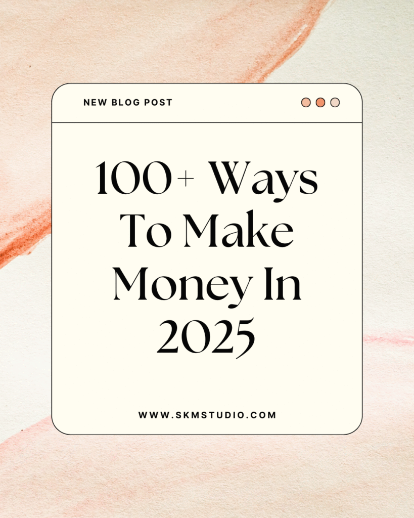 25 Ways to Make Money Online, Offline and at Home in 2025.It is being used to describe all the different ways to make money real world for all ages and background with little to no money, no skill and experience.